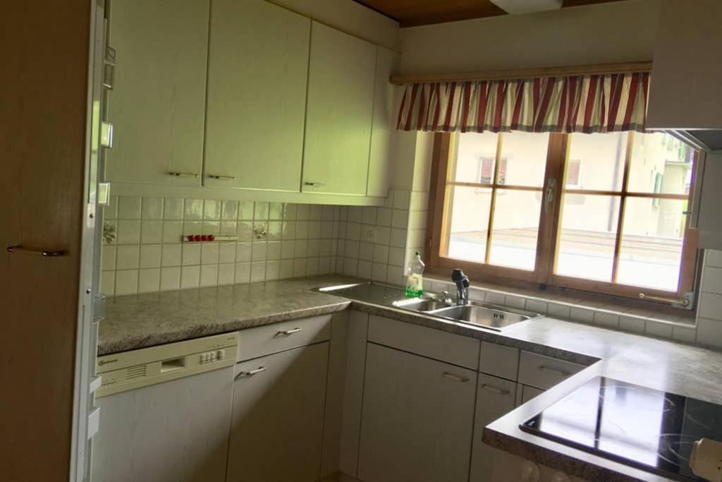Ferienwohnung Uf Z'Enisch Klosters Buitenkant foto