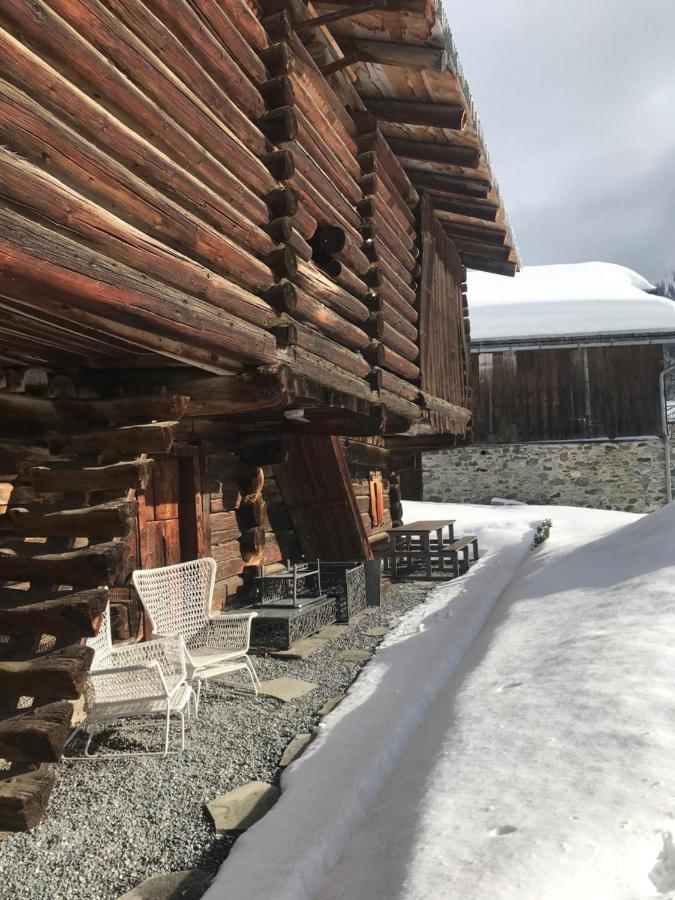 Ferienwohnung Uf Z'Enisch Klosters Buitenkant foto